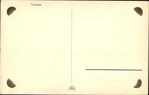 Foto Ak Tetuan Tétouan Marokko, Gebäude, Tempel, Blumen, Innenansicht