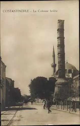 Ak Konstantinopel Istanbul Türkei, La Colonne brulee