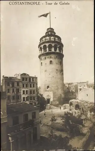 Ak Konstantinopel Istanbul Türkei, Tour de Galata