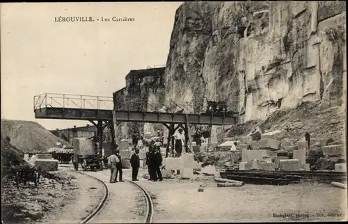 Ak Lerouville Lothringen Meuse, Les Carrieres