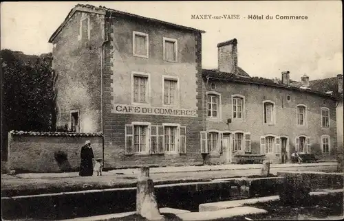 Ak Maxey sur Vaise Meuse, Hôtel du Commerce