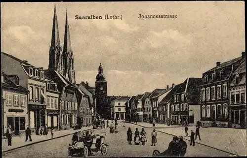 Ak Saaralben Sarralbe Lothringen Moselle, Johannesstraße