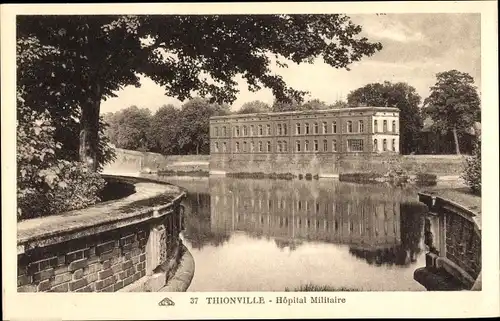 Ak Thionville Diedenhofen Lothringen Moselle, Hôpital Militaire