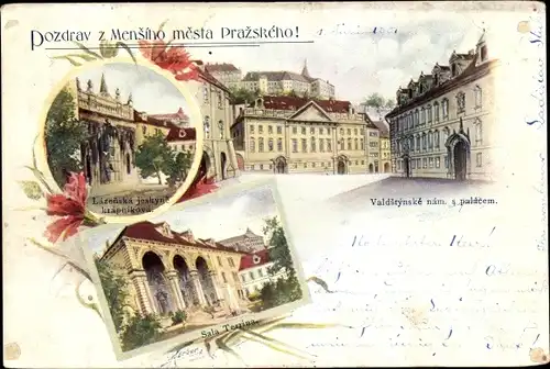 Ak Praha Prag, Stadtansichten