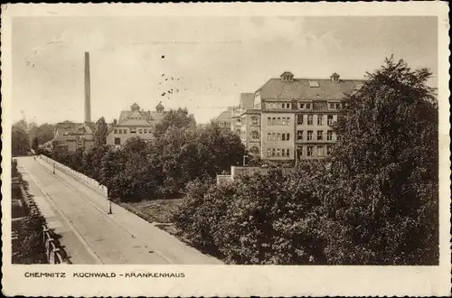 Ak Chemnitz Sachsen, Küchwald Krankenhaus