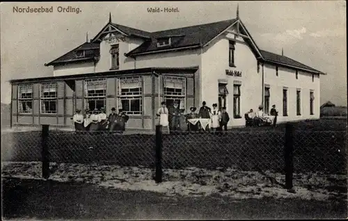 Ak Nordseebad Sankt Peter Ording, Waldhotel