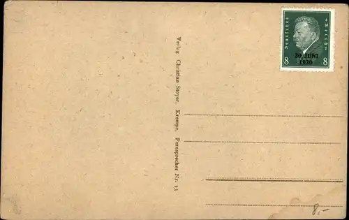 Ak Krempe in Holstein, Stiftstraße und Burggraben