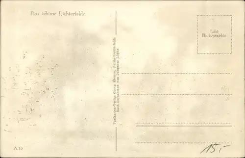 Ak Berlin Steglitz Lichterfelde, Realgymnasium