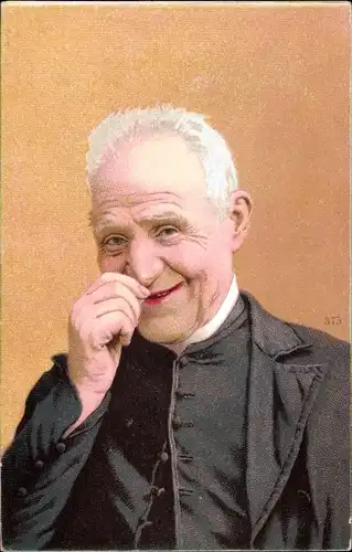 Ak Portrait eines Mannes, Geistlicher
