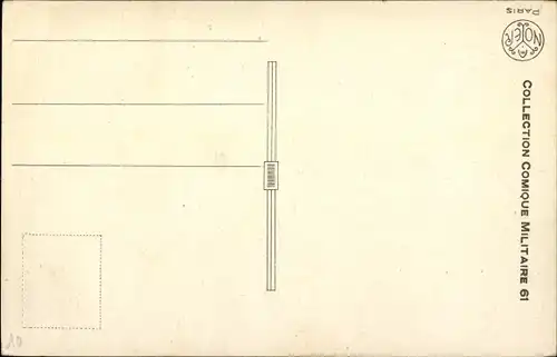 Ak Französischer Polizist mit seiner Geliebten