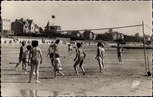 Ak Saint Pair sur Mer Manche, Jeux sur la Plage, Volleyball