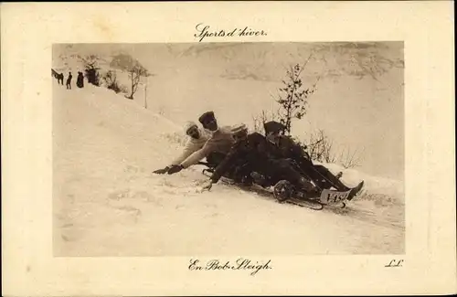 Ak Sports d'hiver, En Bob Sleigh, Schlitten