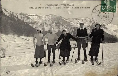 Ak Le Mont Dore Puy de Dôme, Sports d'hiver, Skieurs et Skieuses