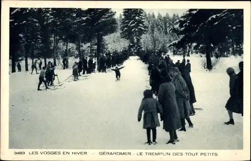 Ak Gérardmer Lothringen Vosges, Le Tremplin des tout petits