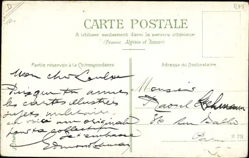 Litho L'Engagé Volontaire, französische Soldaten, Fechter