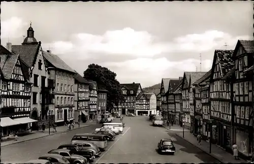 Ak Eschwege an der Werra Hessen, Am Marktplatz