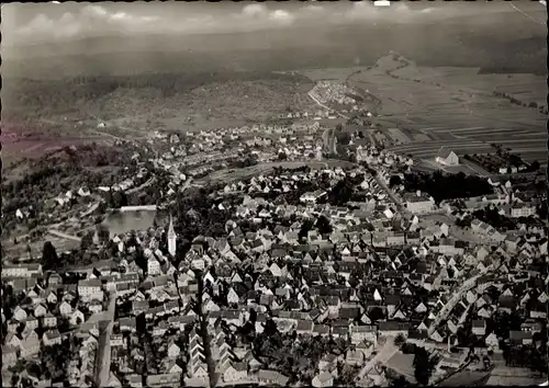 Ak Sindelfingen in Württemberg, Gesamtansicht, Fliegeraufnahme
