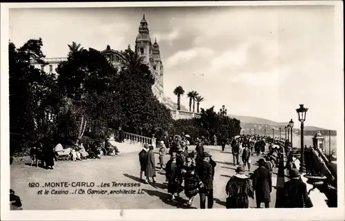 Ak Monte Carlo Monaco, Les Terrasses et le Casino