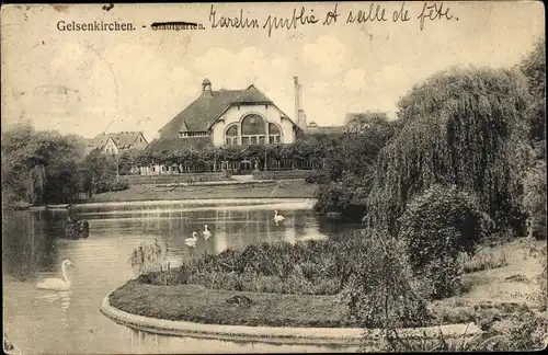 Ak Gelsenkirchen im Ruhrgebiet, Stadtgarten