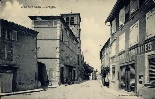 Ak Montmeyran Drôme, L'Eglise
