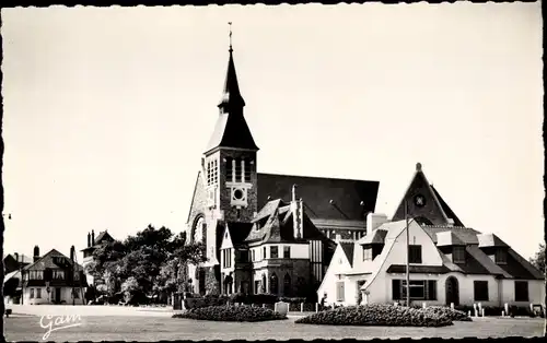 Ak Le Touquet Paris Plage Pas de Calais, Eglise Jean d'Arc