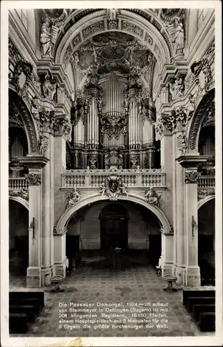 Ak Passau in Niederbayern, Passauer Domorgel, Dom St. Stephan