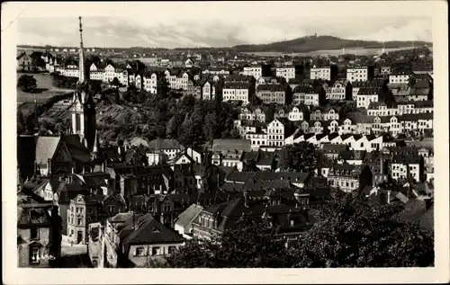 Ak Mylau Reichenbach im Vogtland, Blick auf Stadt und Kirche