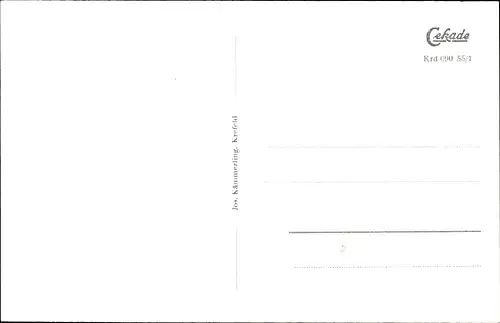 Ak Krefeld am Niederrhein, Husaren-Denkmal