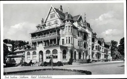 Ak Bad Sachsa im Harz, Hotel Schützenhaus