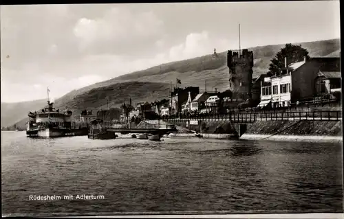 Ak Rüdesheim am Rhein, Adlerturm