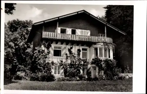 Ak Feldafing am Starnberger See Oberbayern, Haus in der Sonne