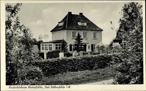 Ak Bad Rothenfelde am Teutoburger Wald, Kinderkurheim Westerfrölke