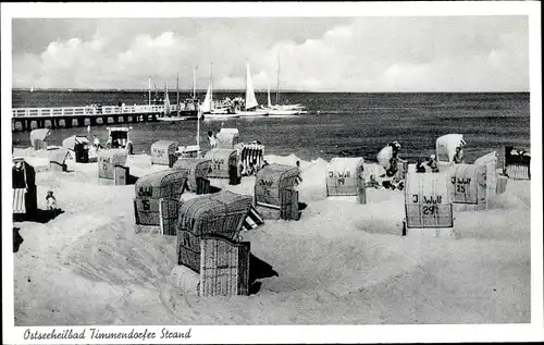 Ak Timmendorfer Strand in Ostholstein, Strandpartie