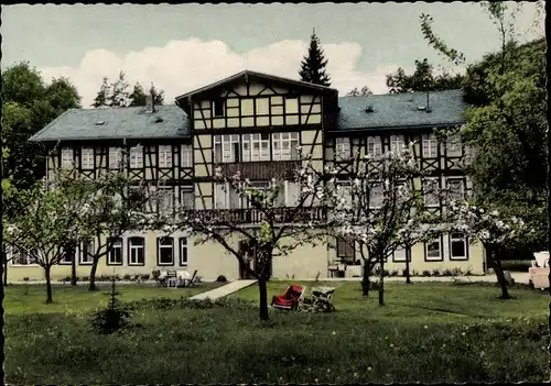 Ak Muggendorf Wiesenttal Fränkische Schweiz, Park Hotel, Bes Ferd Müller, Fachwerkhaus