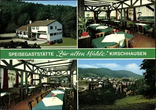 Ak Kirschhausen Heppenheim, Speisegaststätte Zur alten Mühle