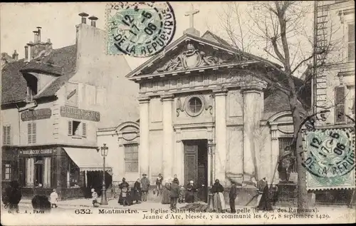 Ak Paris XVIII. Arrondissement Buttes-Montmartre, Eglise Saint Denys