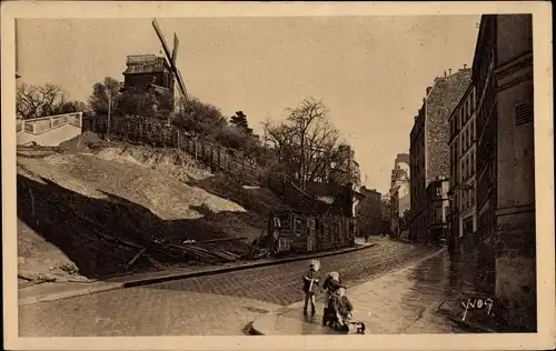 Ak Paris XVIII. Arrondissement Buttes-Montmartre, Le Moulin de la Galette