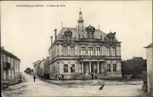 Ak Montiers sur Saulx Meuse, L'Hôtel de Ville