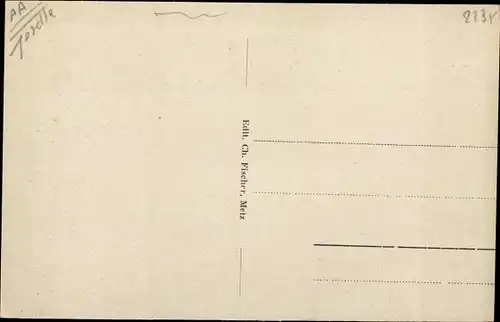 Ak Metz Moselle, Monument de Lafayette