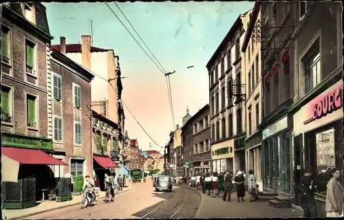 Ak Hayange Hayingen Moselle, Rue Maréchal Foch