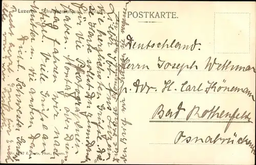 Ak Luzern Stadt Schweiz, Schweizerhofquai und Pilatus, Salondampfer