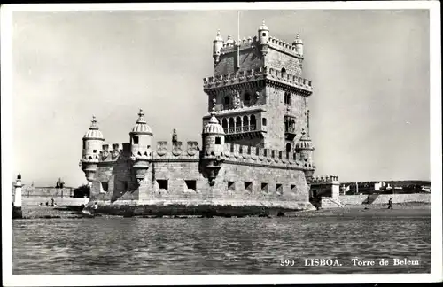 Ak Lisboa Lissabon Portugal, Torre de Belem