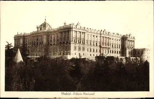 Ak Madrid Spanien, Palacio Nacional