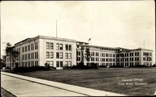 Ak Dearborn Michigan USA, Ford Motor Company, General Offices, Gesamtansicht