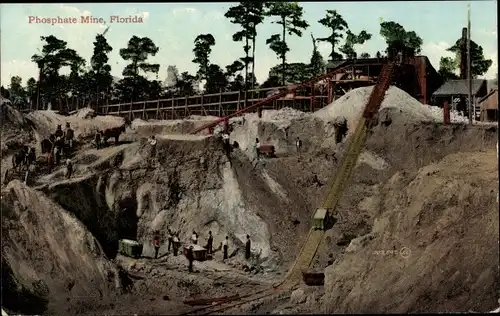 Ak Florida USA, Phosphate Mine