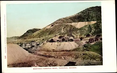 Ak Tonopah Nevada USA, Montana-Tonopah Mine