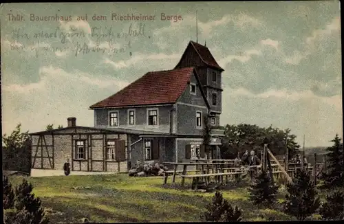 Ak Riechheim Elleben Thüringen, Bauernhaus auf dem Riechheimer Berge