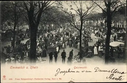 Ak Emmerich am Niederrhein, Geistmarkt