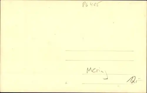 Foto Ak Mering in Schwaben, Mann auf einem Motorrad