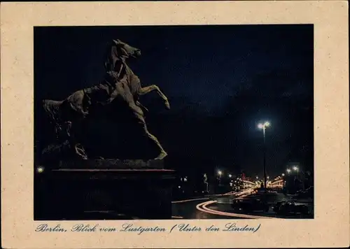 Ak Berlin Mitte, Blick vom Lustgarten, Unter den Linden